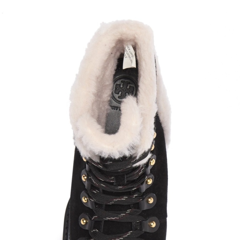 Sold ! Tory Burch Cooper Genuine Shearling Boot - Picture 5 of 8